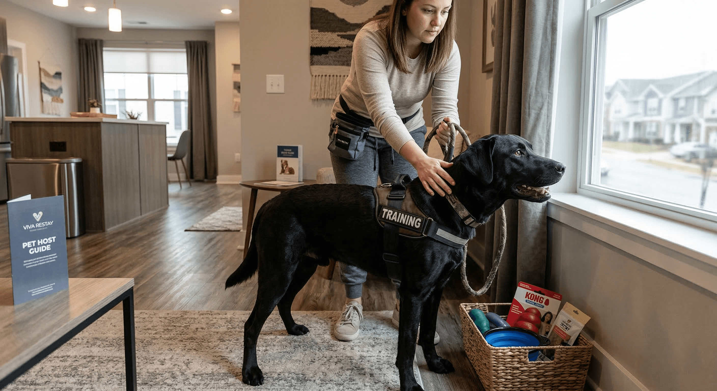 Hospedando com pets: como lidar com cães reativos durante a estadia