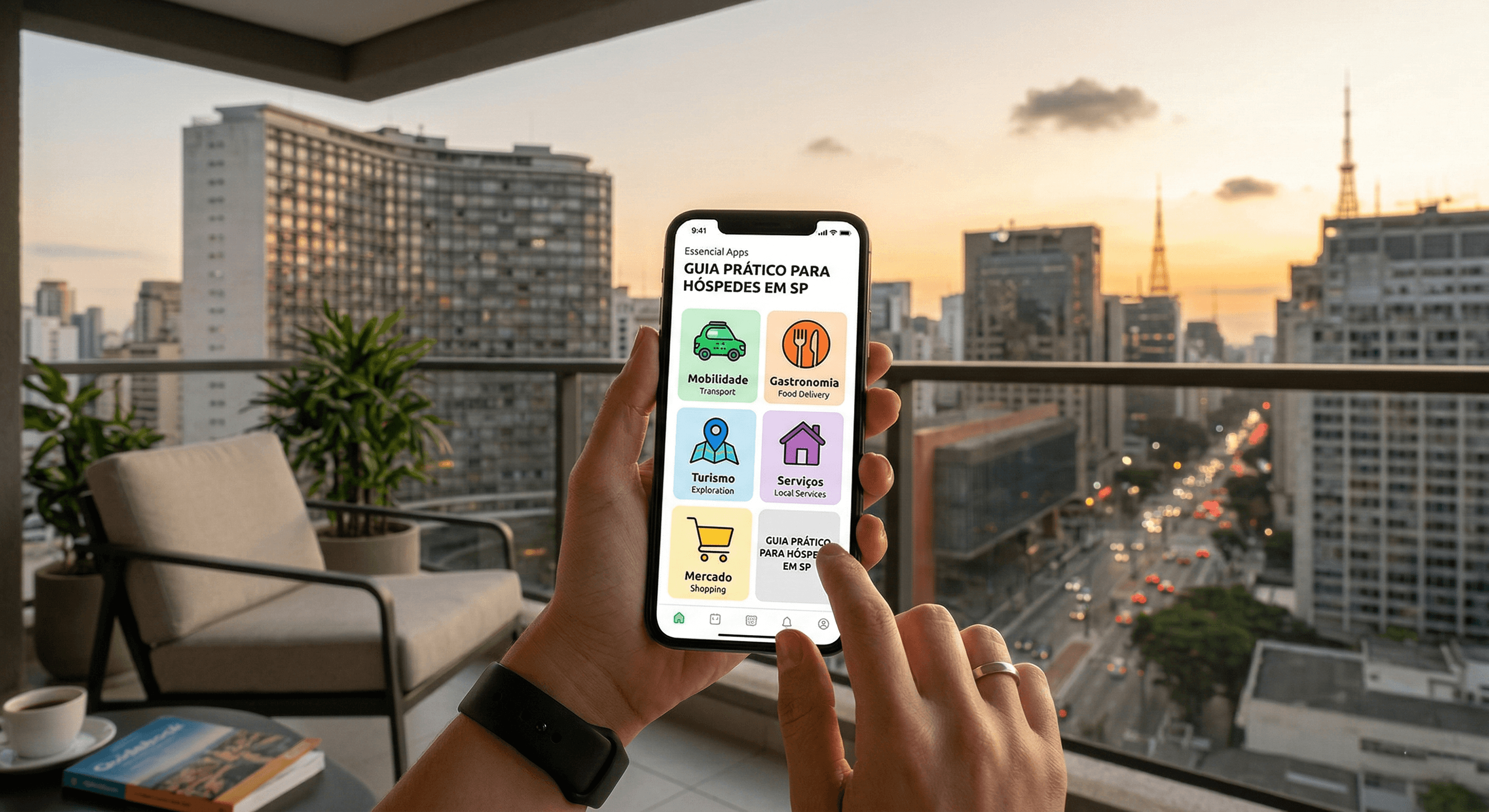 Apps essenciais para sua estadia em São Paulo: guia prático para hóspedes