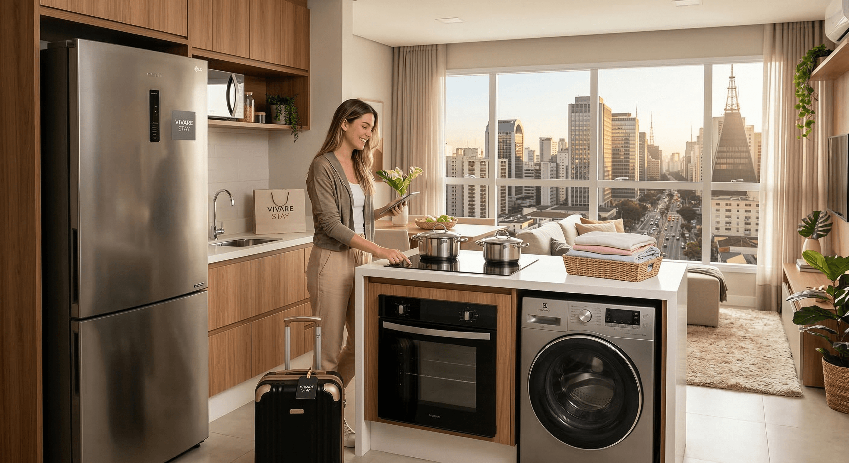 3 eletrodomésticos essenciais para apartamentos de temporada em São Paulo